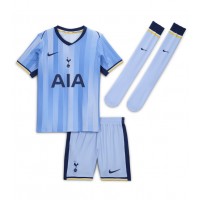 Tottenham Hotspur Brennan Johnson #22 Fußballbekleidung Auswärtstrikot Kinder 2024-25 Kurzarm (+ kurze hosen)